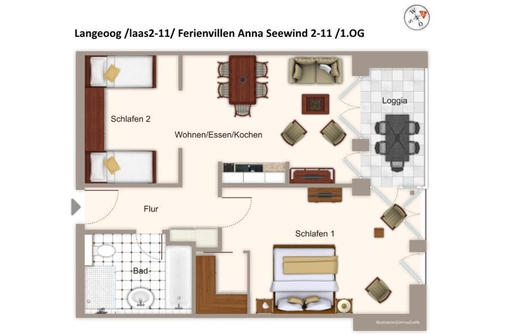 Apartmentvilla Anna See Apartmentvilla Anna See 2-11 Langeoog Luaran gambar